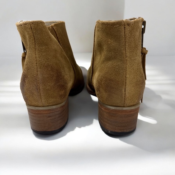 Women's Size 7 FREEBIRD by Steven 79505 Leather Ankle Boots Western Chic - Picture 7 of 10